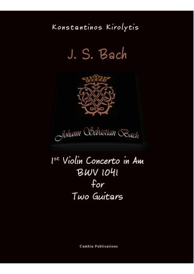 1st violin conserto in Am Bwv 1041 for two guitars / J.S.Bach